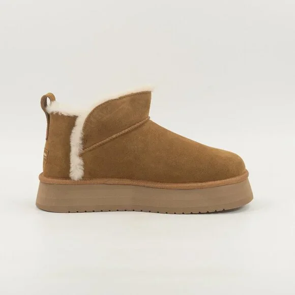 Koolaburra by UGG Women's Ultra Mini Platform 'Chestnut' 1158590W-CHE size 10 - Picture 3 of 9